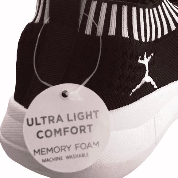 DANSKIN Womens ENERGY Sneakers Size 6 Black White Lace Up Gym Athletic Training - Picture 10 of 12